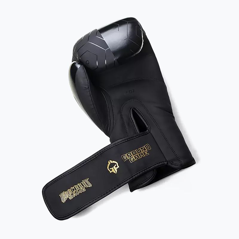 Guanti da boxe Ground Game Equinox nero/oro 9