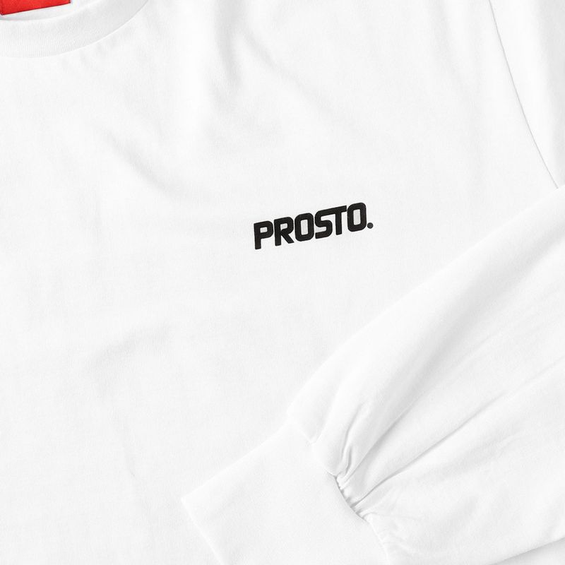 PROSTO Typeskur uomo a maniche lunghe bianco 3