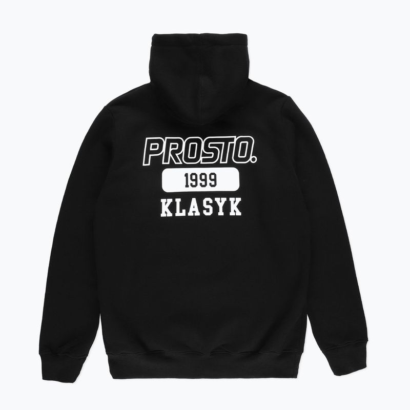 Felpa PROSTO Plelog uomo nero 2