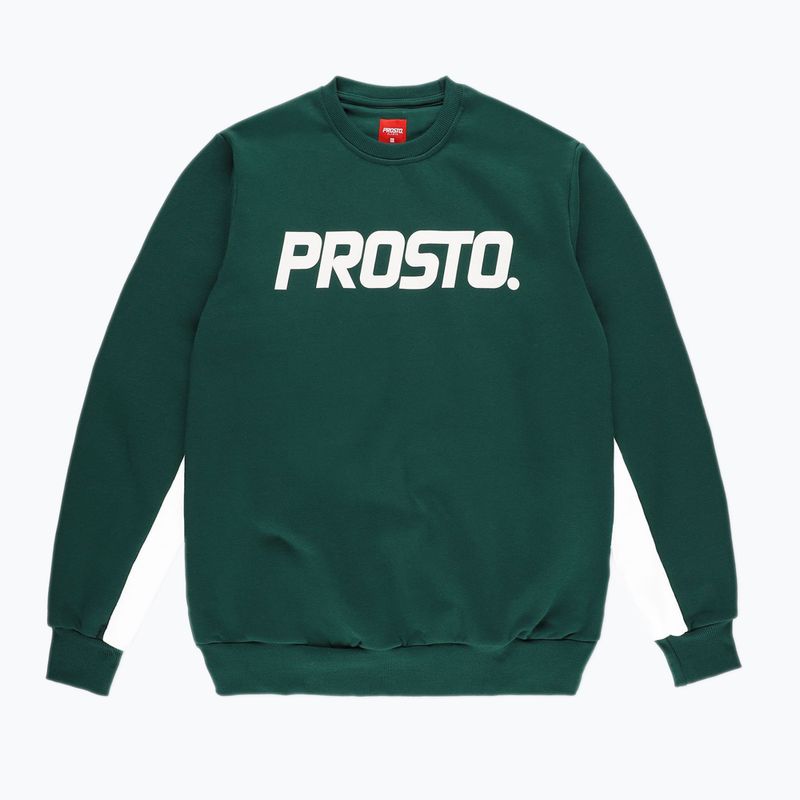 PROSTO Classic XXII felpa da uomo verde