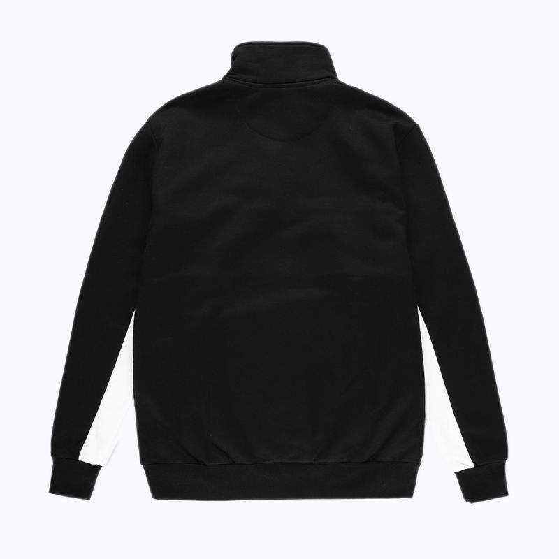 Felpa PROSTO mezza zip uomo nero 2