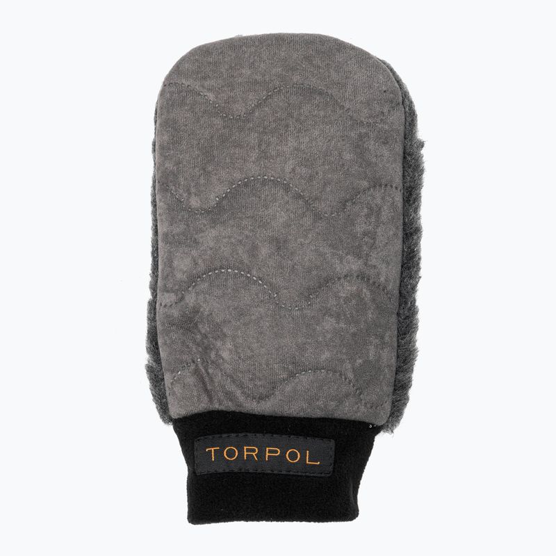 Guanto da toelettatura per cavalli TORPOL 390-005 grigio