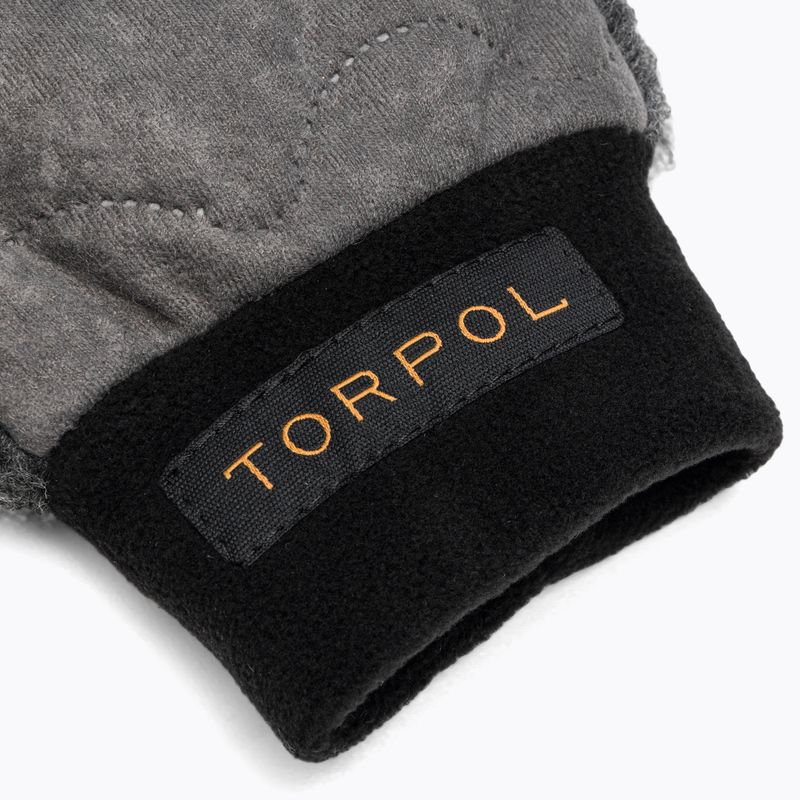 Guanto da toelettatura per cavalli TORPOL 390-005 grigio 3
