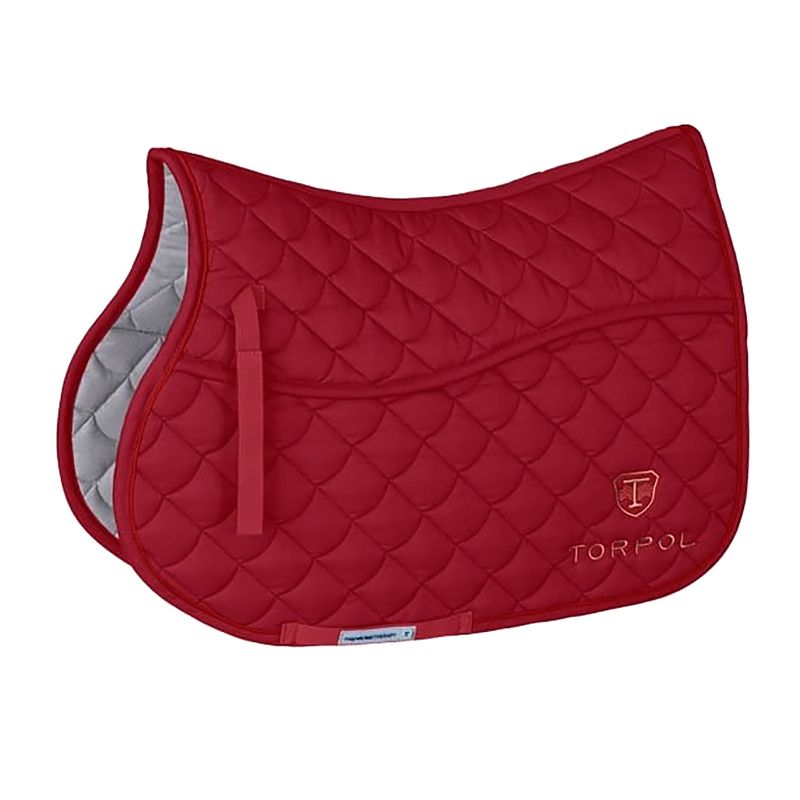 Cappello da salto per cavallo TORPOL EVO rosso