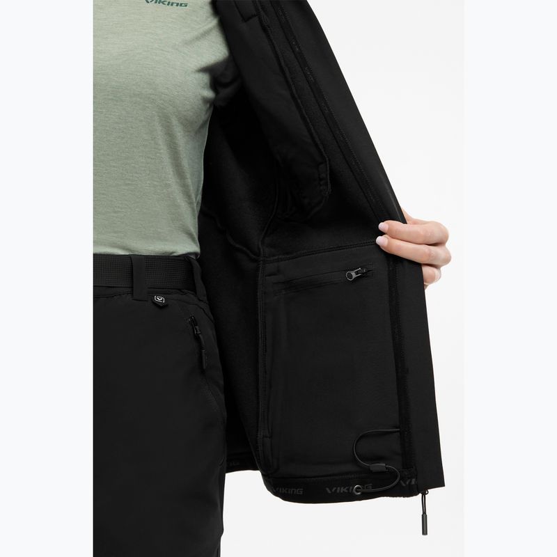 Giacca in pile donna Viking Migano black 6