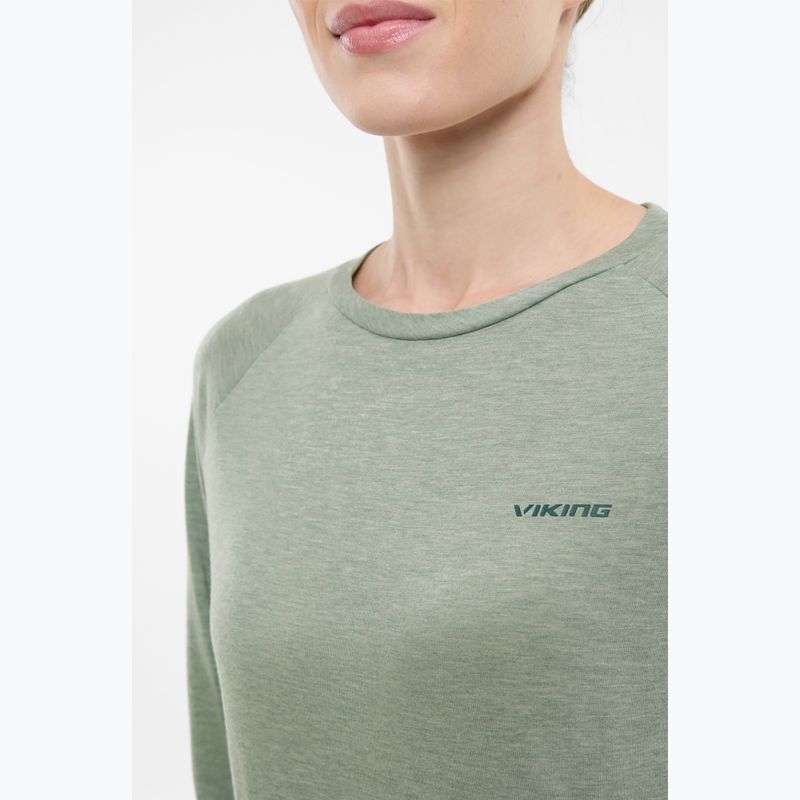 Maglia termica donna a manica lunga Viking Andali green 4