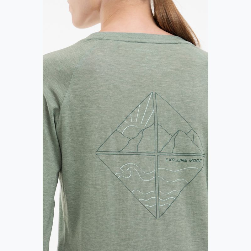 Maglia termica da donna Viking Andali green 5