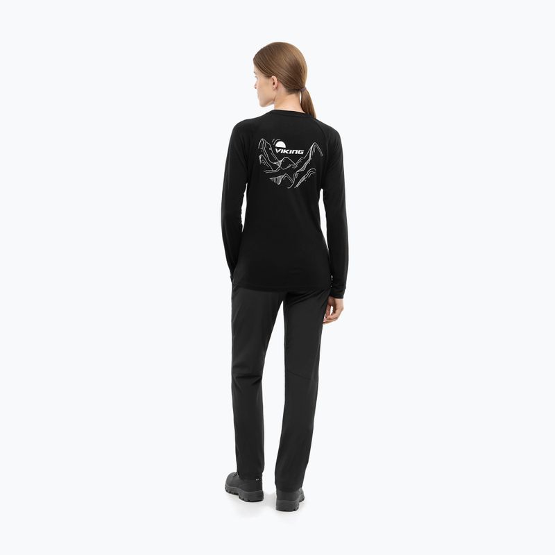Maglia termica da donna Viking Andali black 3