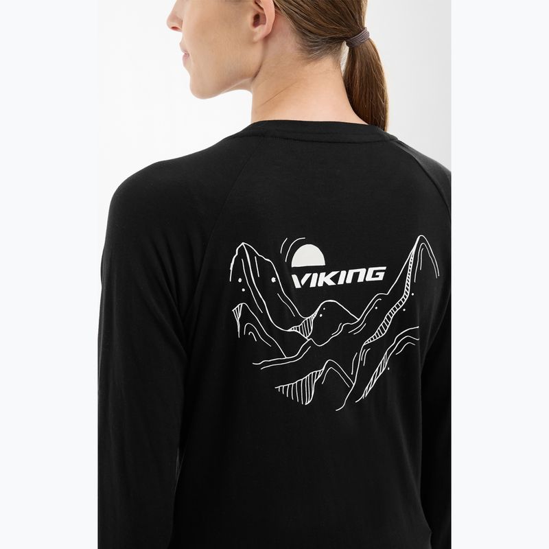 Maglia termica da donna Viking Andali black 5