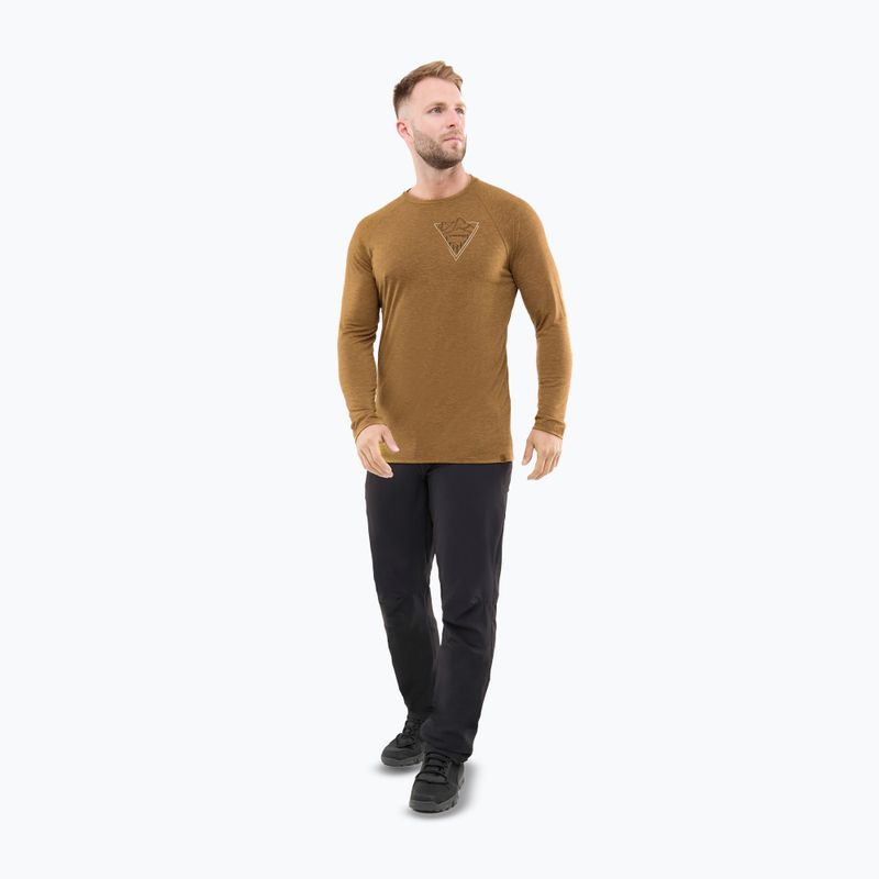 Maglia termica a manica lunga uomo Viking Andali brown 2