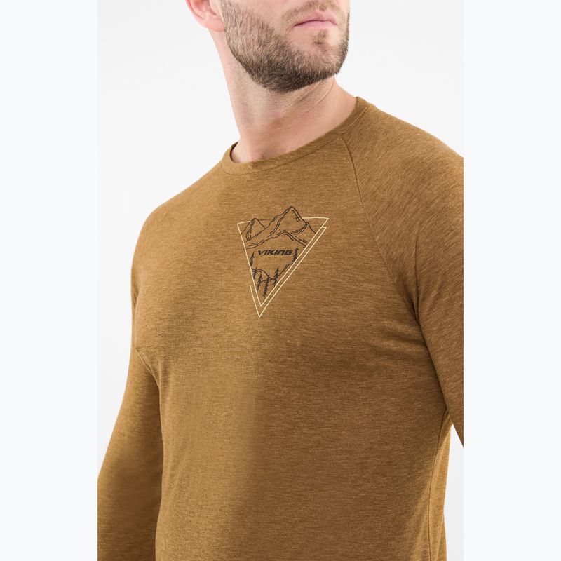 Maglia termica a manica lunga uomo Viking Andali brown 4