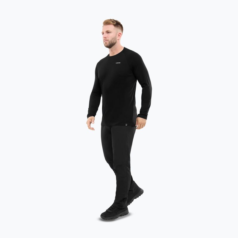 Maglia termica a maniche lunghe da uomo Viking Andali black 2