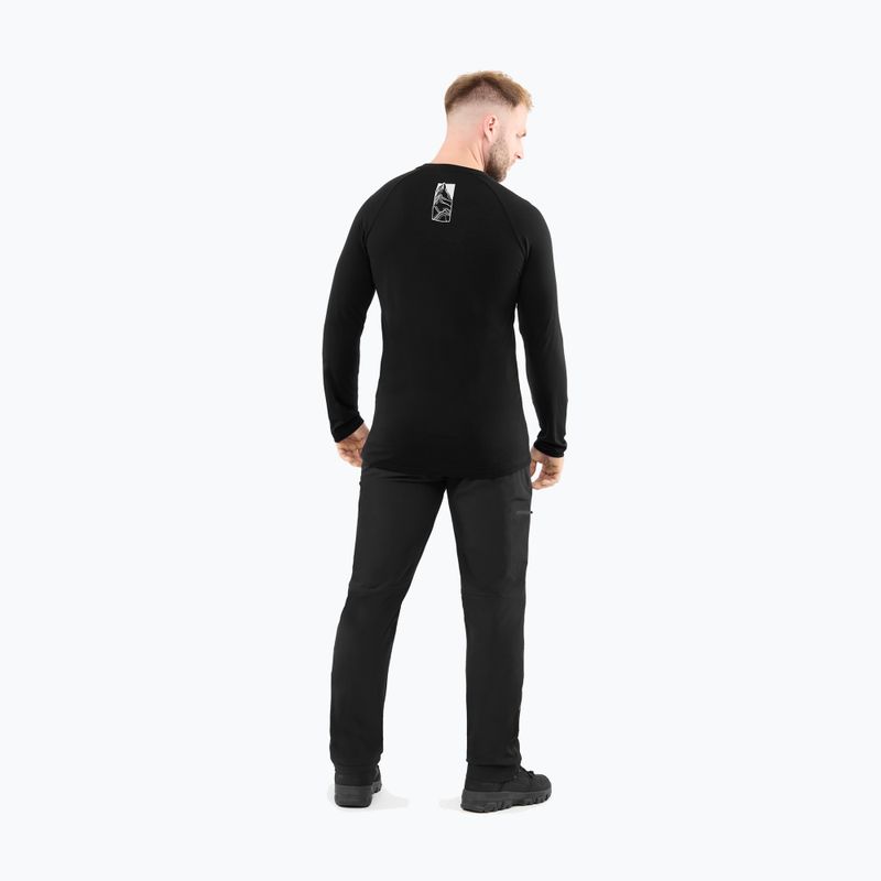 Maglia termica da uomo Viking Andali black 3