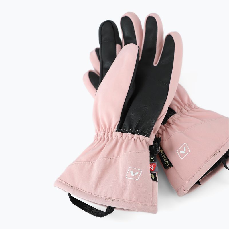 Guanti da sci da donna Viking Sherpa 2.0 Gore-Tex Ski pink/white 3