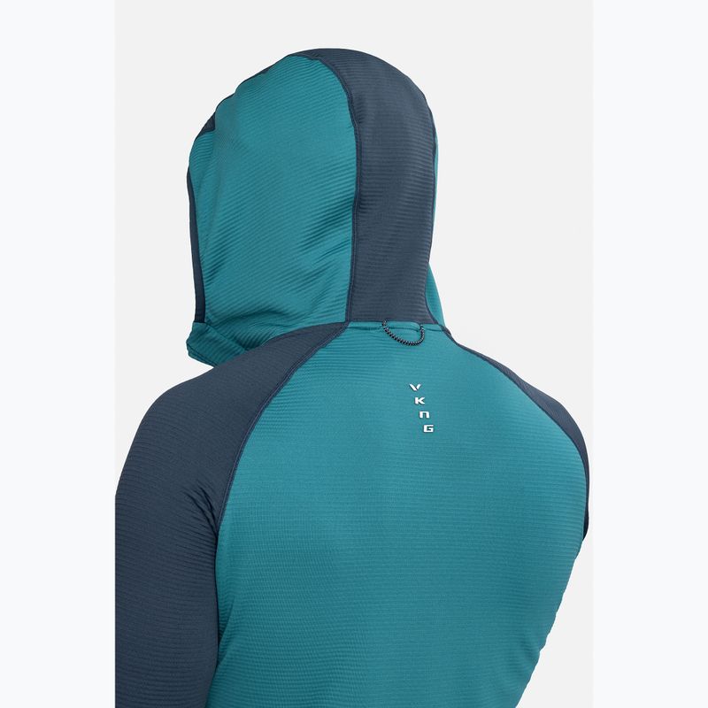 Felpa da trekking uomo Viking Birger Hoodie blue/navy 6