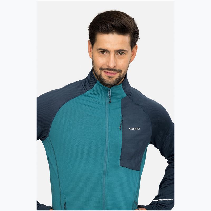 Felpa da trekking uomo Viking Birger blue/navy 5