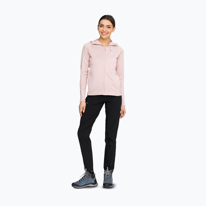 Felpa da trekking donna Viking Birger Hoodie pink 2