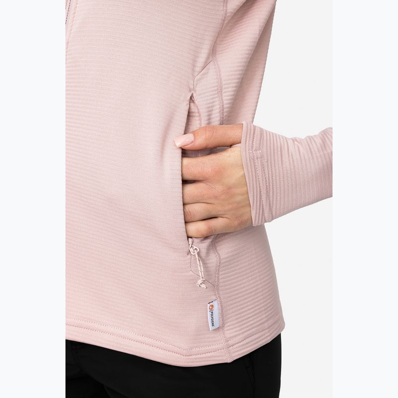 Felpa da trekking donna Viking Birger Hoodie pink 7