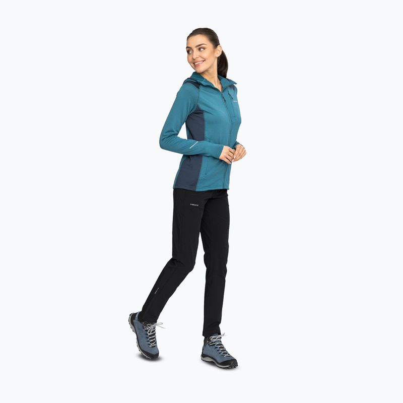 Felpa da trekking donna Viking Birger Hoodie blue/navy 4