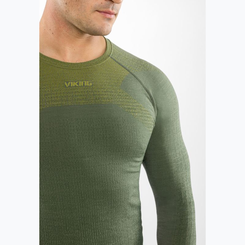 Completo intimo termico da uomo Viking Altis Base Layer dark green 4