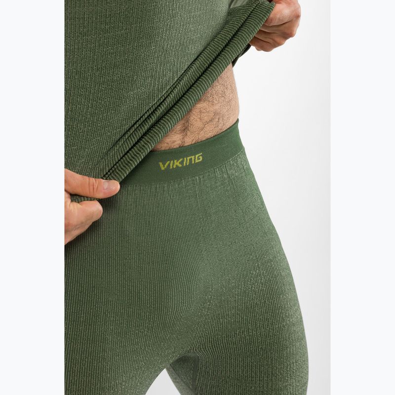 Completo intimo termico da uomo Viking Altis Base Layer dark green 6