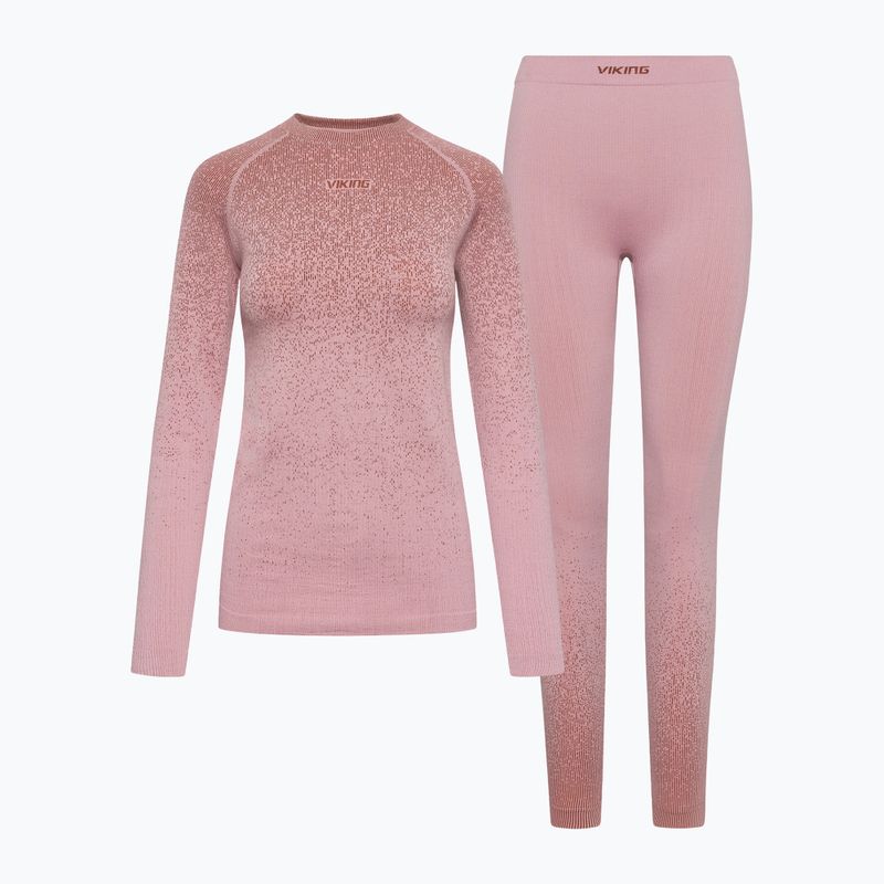 Completo di biancheria termica da donna Viking Altis Base Layer pink 8