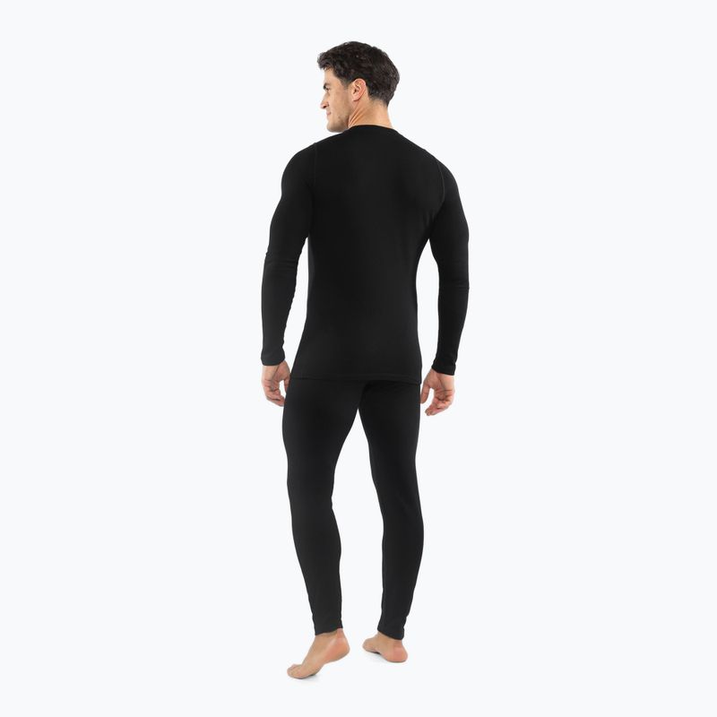 Completo intimo termico da uomo Viking Meriboo Base Layer black 2