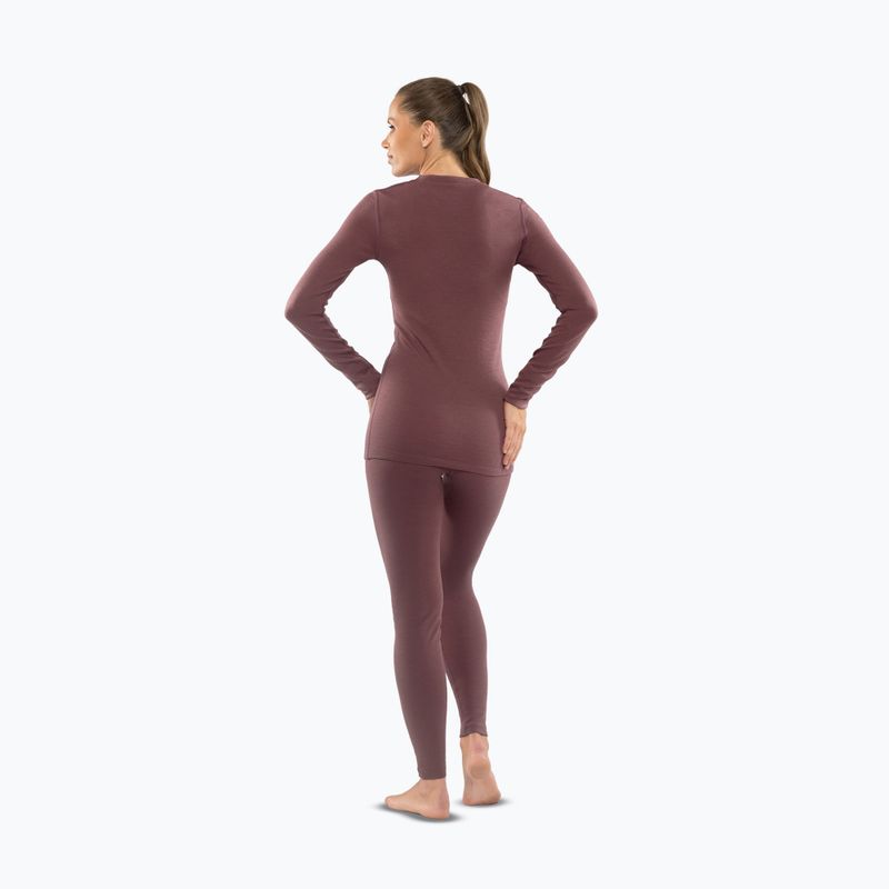 Completo di biancheria termica da donna Viking Meriboo Base Layer pink 2