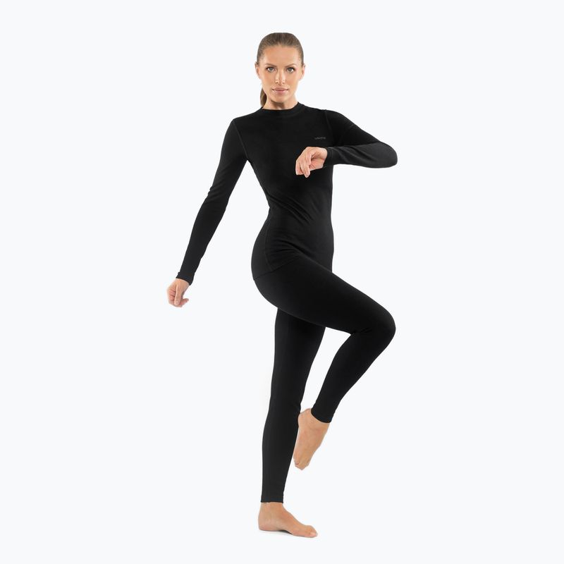 Completo di biancheria termica da donna Viking Meriboo Base Layer black 3