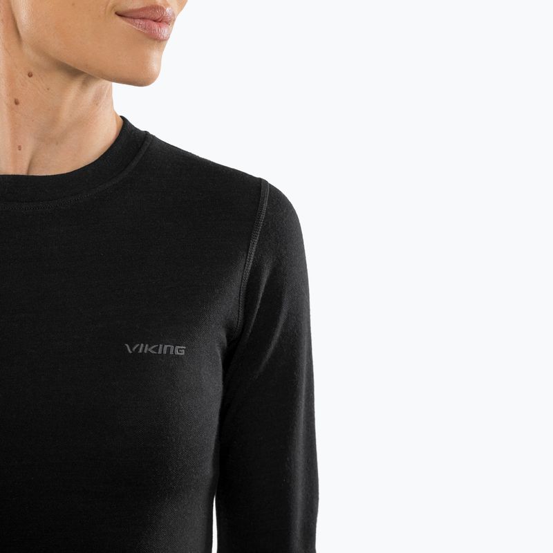 Completo di biancheria termica da donna Viking Meriboo Base Layer black 5