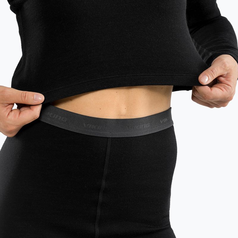 Completo di biancheria termica da donna Viking Meriboo Base Layer black 6
