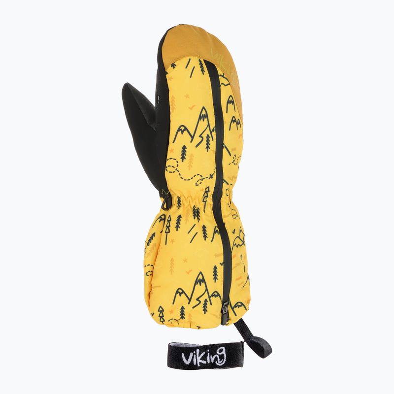 Guanti da sci per bambini Viking Snoppy Yellow 2
