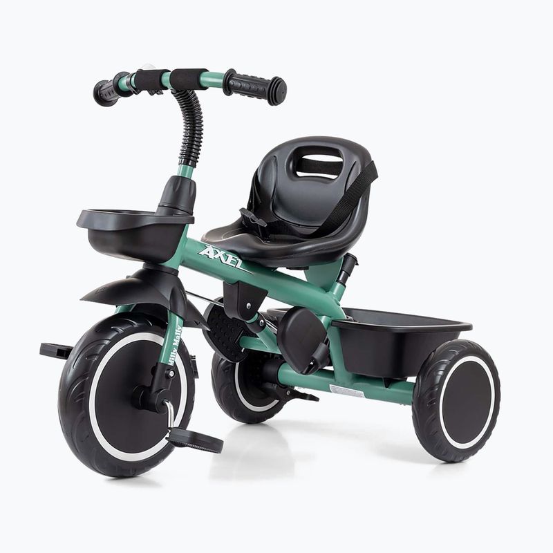 Bicicletta senza pedali a tre ruote Milly Mally Axel green 3