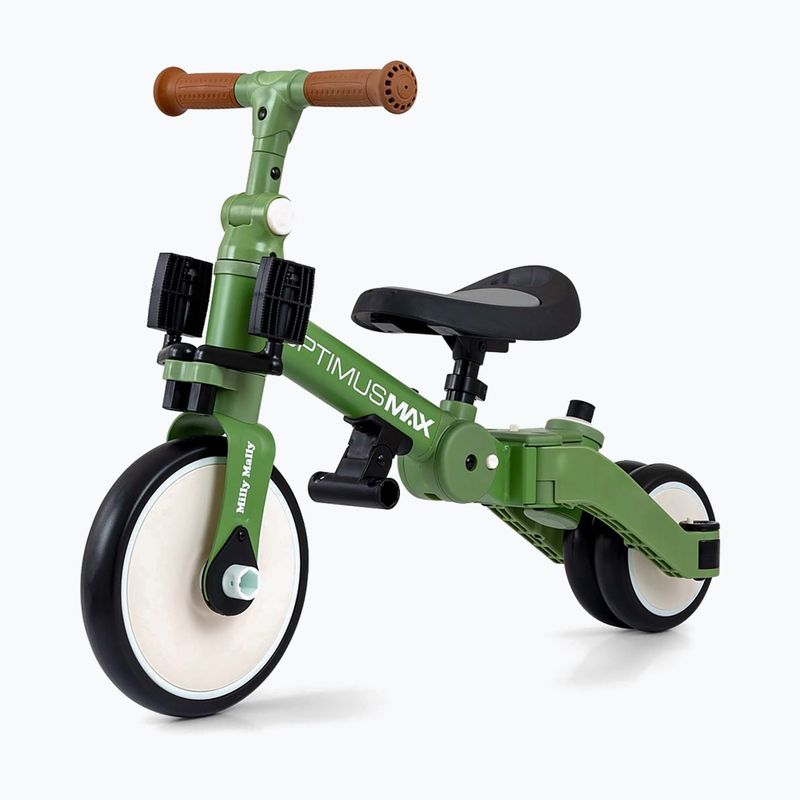 Bicicletta senza pedali Milly Mally 5w1 Optimus Max green 4