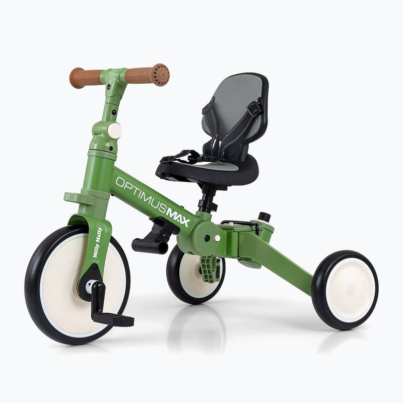 Bicicletta senza pedali Milly Mally 5w1 Optimus Max green 8