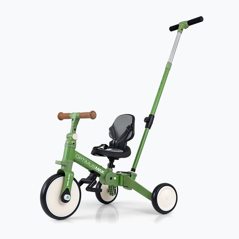 Bicicletta senza pedali Milly Mally 5w1 Optimus Max green 10