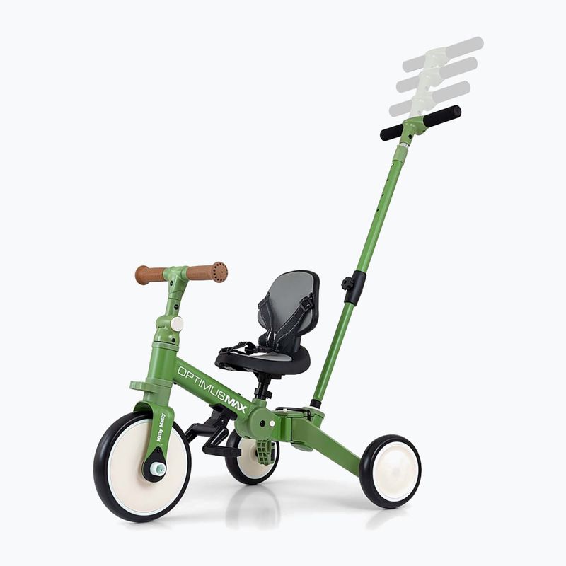 Bicicletta senza pedali Milly Mally 5w1 Optimus Max green 11