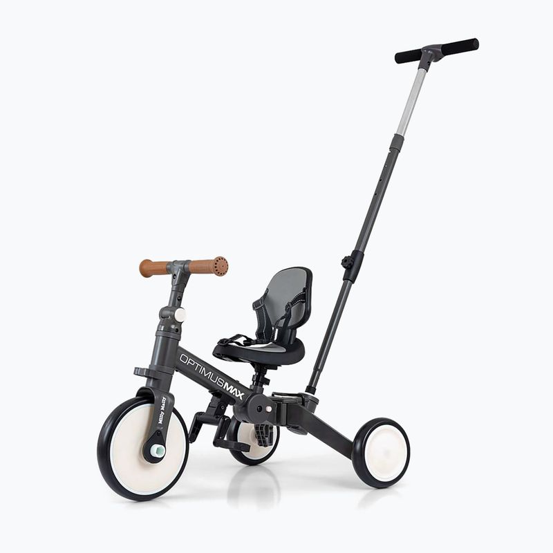 Bicicletta senza pedali Milly Mally 5w1 Optimus Max dark grey 10