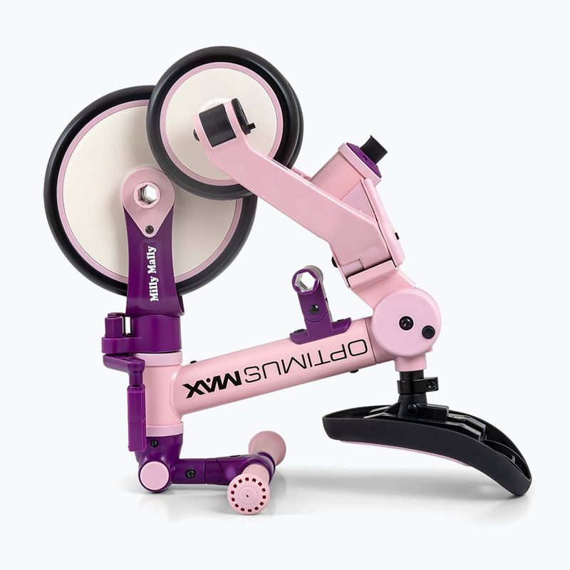 Bicicletta senza pedali Milly Mally 5w1 Optimus Max pink 6