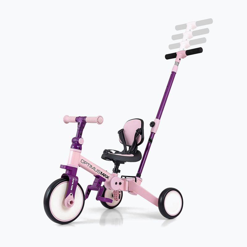 Bicicletta senza pedali Milly Mally 5w1 Optimus Max pink 8