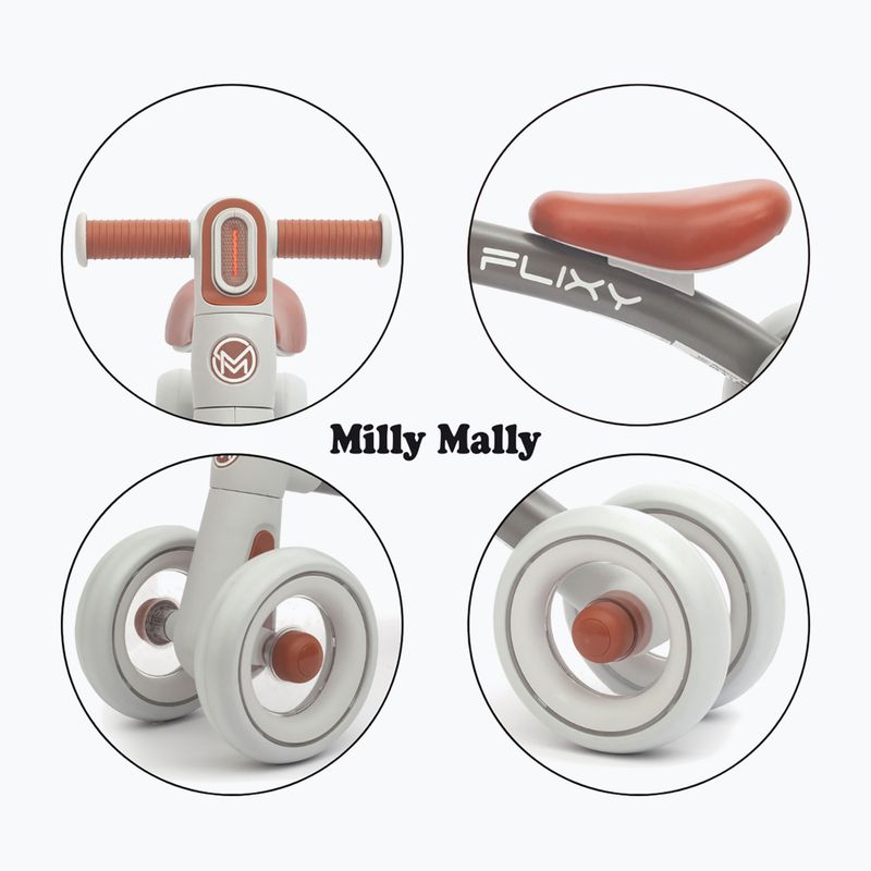 Bicicletta senza pedali Milly Mally Flixy cream 9