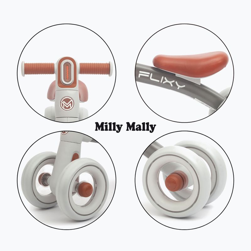 Bicicletta senza pedali Milly Mally Flixy grey 9