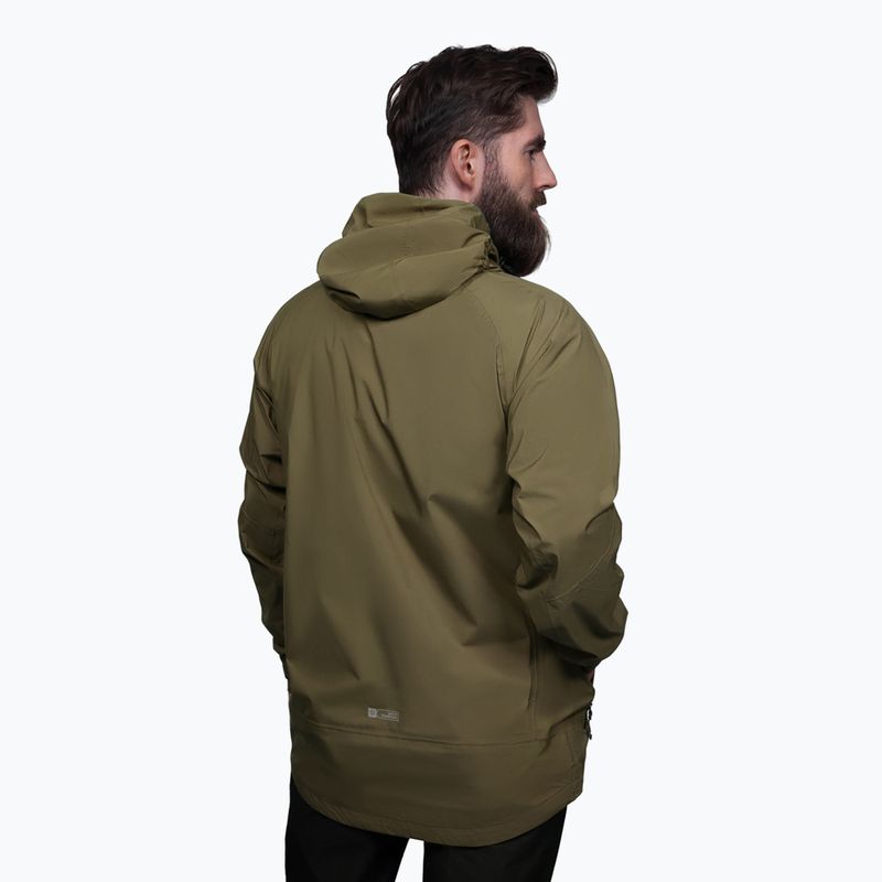 Giacca da pioggia Alpinus da uomo Girdiman oliva 2