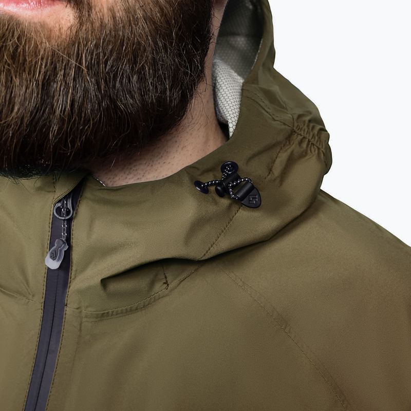 Giacca da pioggia Alpinus da uomo Girdiman oliva 6