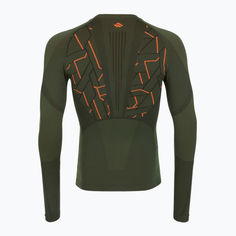 Completo intimo termico da uomo Alpinus Tactical Gausdal Set green/orange 12