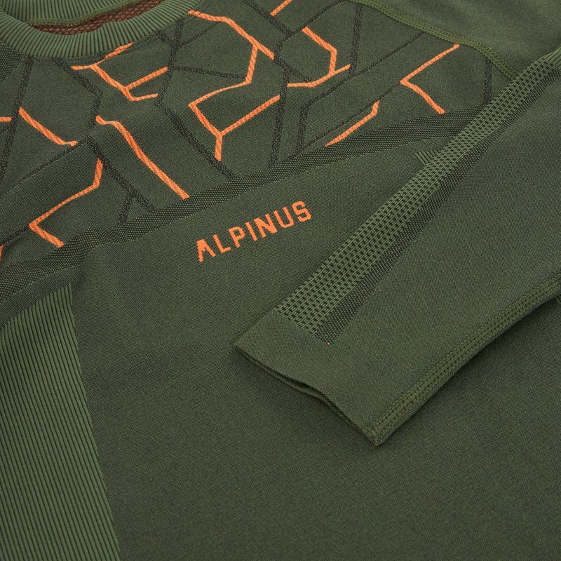 Completo intimo termico da uomo Alpinus Tactical Gausdal Set green/orange 13