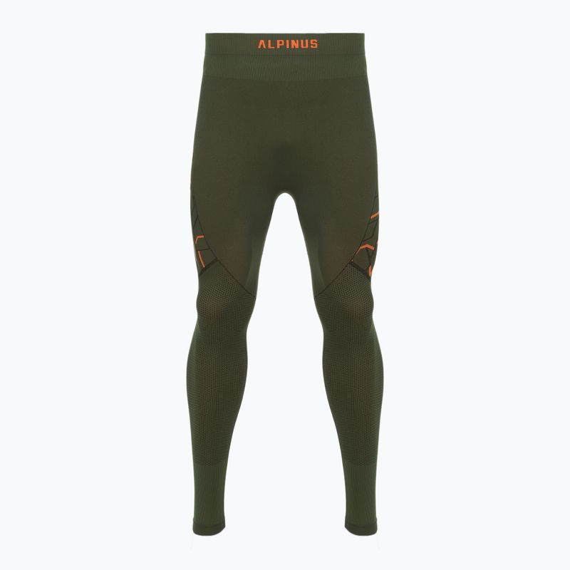 Completo intimo termico da uomo Alpinus Tactical Gausdal Set green/orange 15