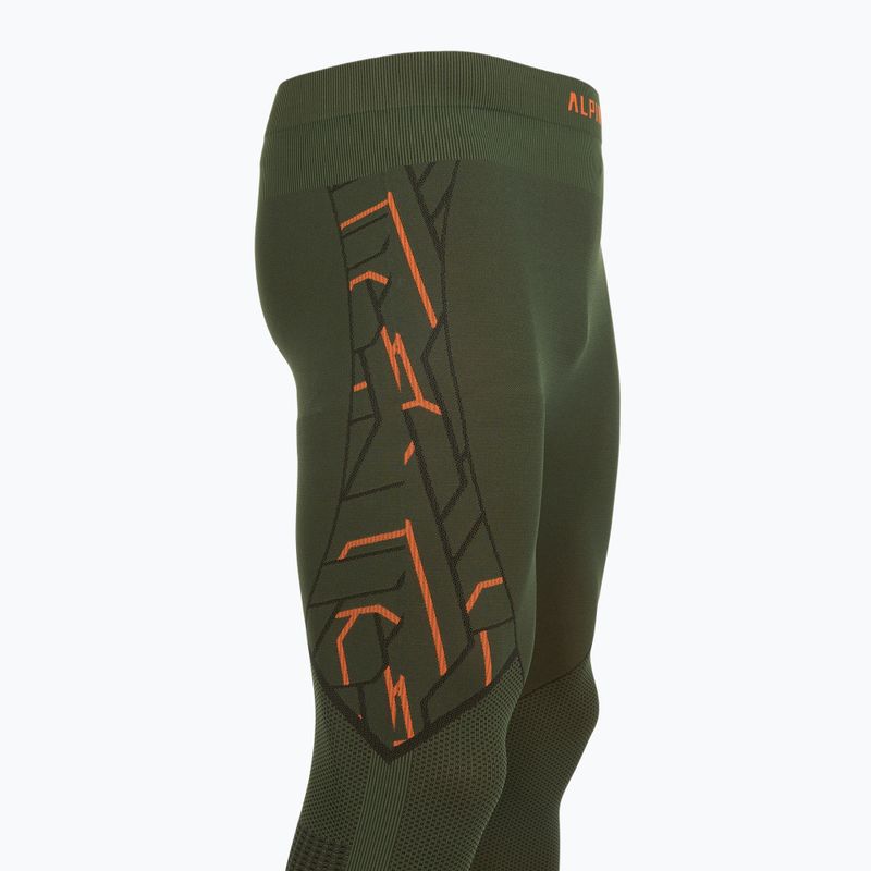 Completo intimo termico da uomo Alpinus Tactical Gausdal Set green/orange 17