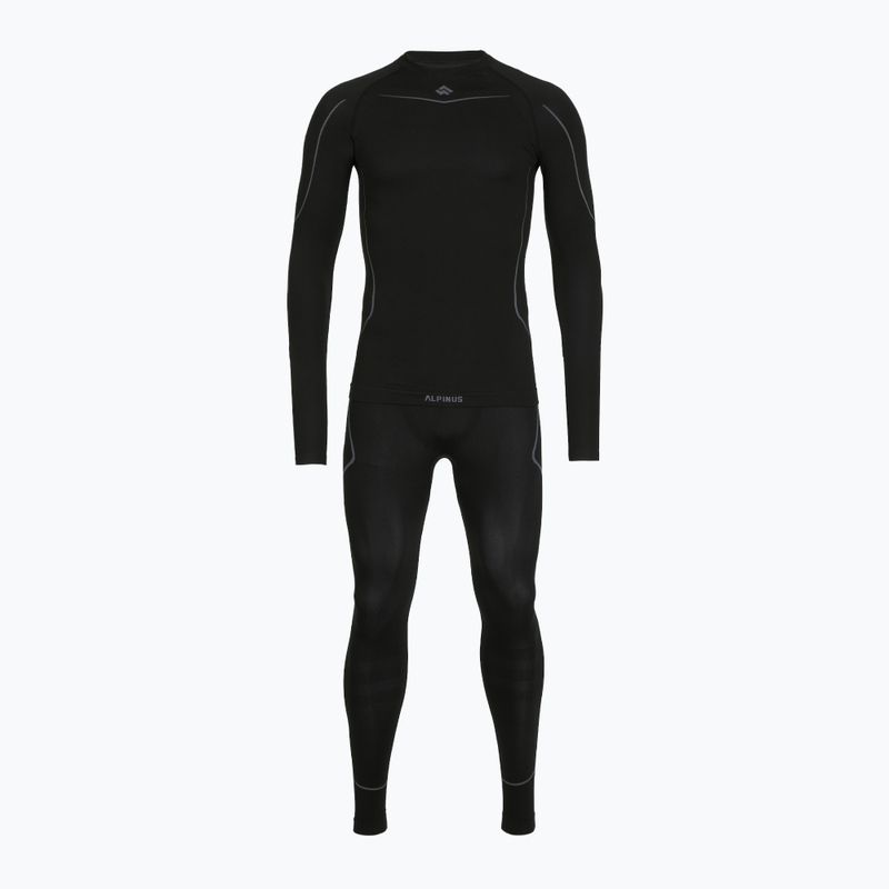 Completo intimo termico da uomo Alpinus Lakdah Set black 3