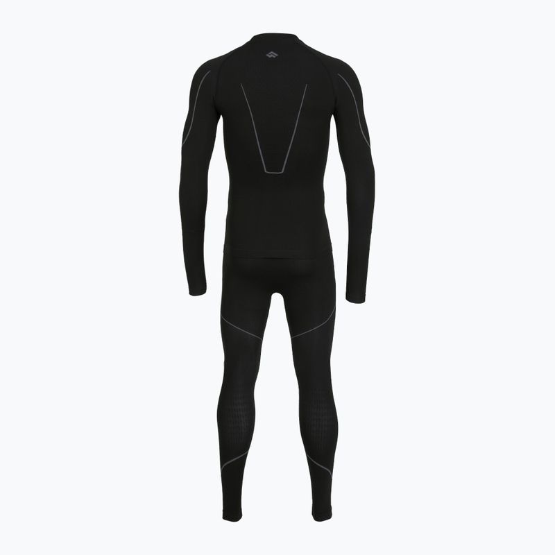 Completo intimo termico da uomo Alpinus Lakdah Set black 4